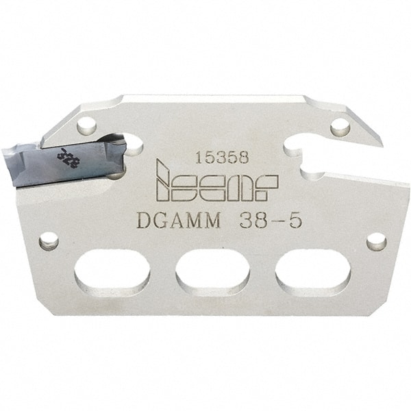Right Hand, 0.098 Inch Insert Width, Indexable Cutoff and Grooving Support Blade
