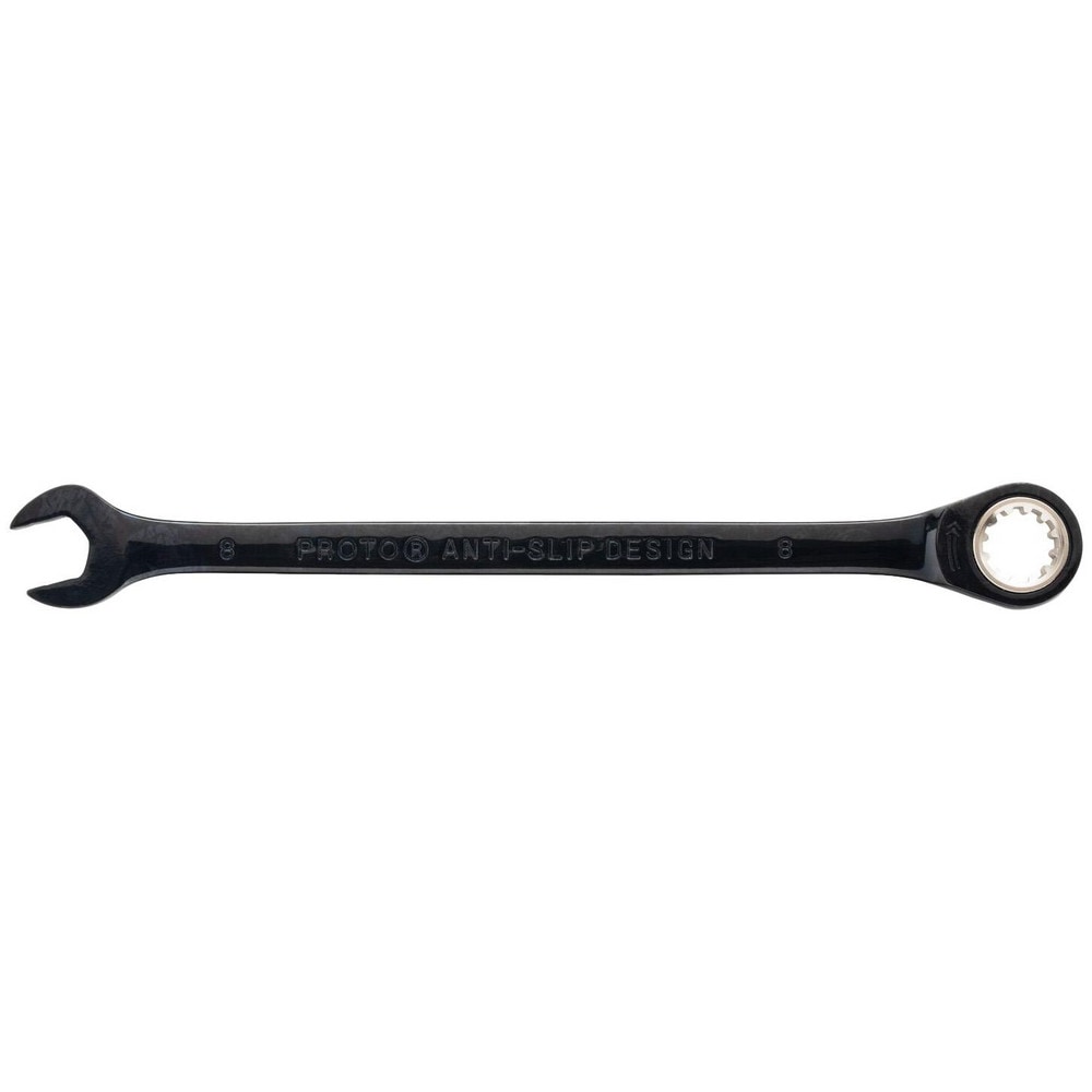 Combination Wrench: 8.00 mm Head Size, 15 deg Offset