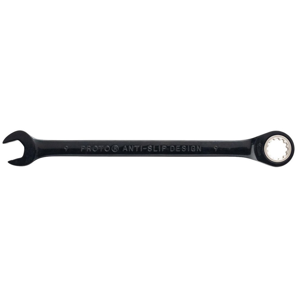 Combination Wrench: 9.00 mm Head Size, 15 deg Offset