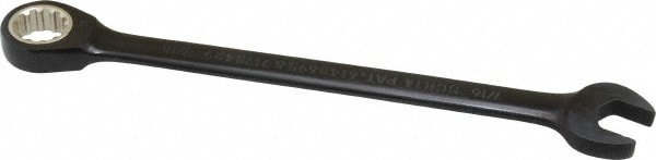 Combination Wrench: 7/16" Head Size, 15 deg Offset