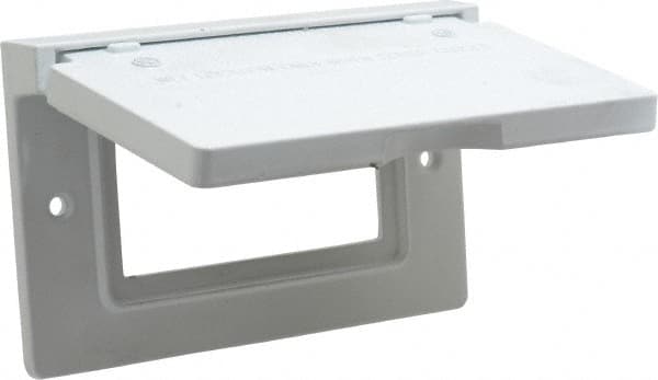 Cooper Crouse-Hinds TP7237 Weather Proof Electrical Box Cover: Aluminum 