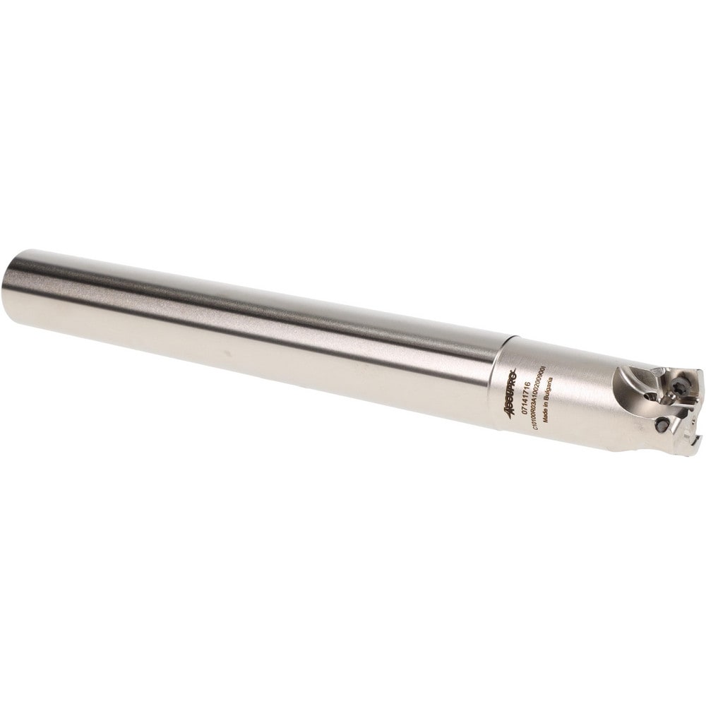 Indexable High-Feed End Mills; Minimum Cutting Diameter (Inch): 1 ; Maximum Cutting Diameter (Inch): 1.8900 ; Maximum Depth of Cut (Decimal Inch): 0.0394 ; Toolholder Style: C-SSM ; Shank Type: Straight ; Shank Diameter (Decimal Inch): 1