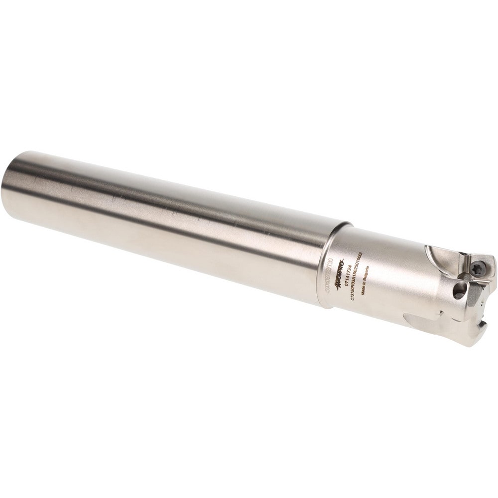 Indexable High-Feed End Mills; Minimum Cutting Diameter (Inch): 1-1/2 ; Maximum Cutting Diameter (Inch): 2.6770 ; Maximum Depth of Cut (Decimal Inch): 0.0787 ; Toolholder Style: C-SSM ; Shank Type: Straight ; Shank Diameter (Decimal Inch): 1.5