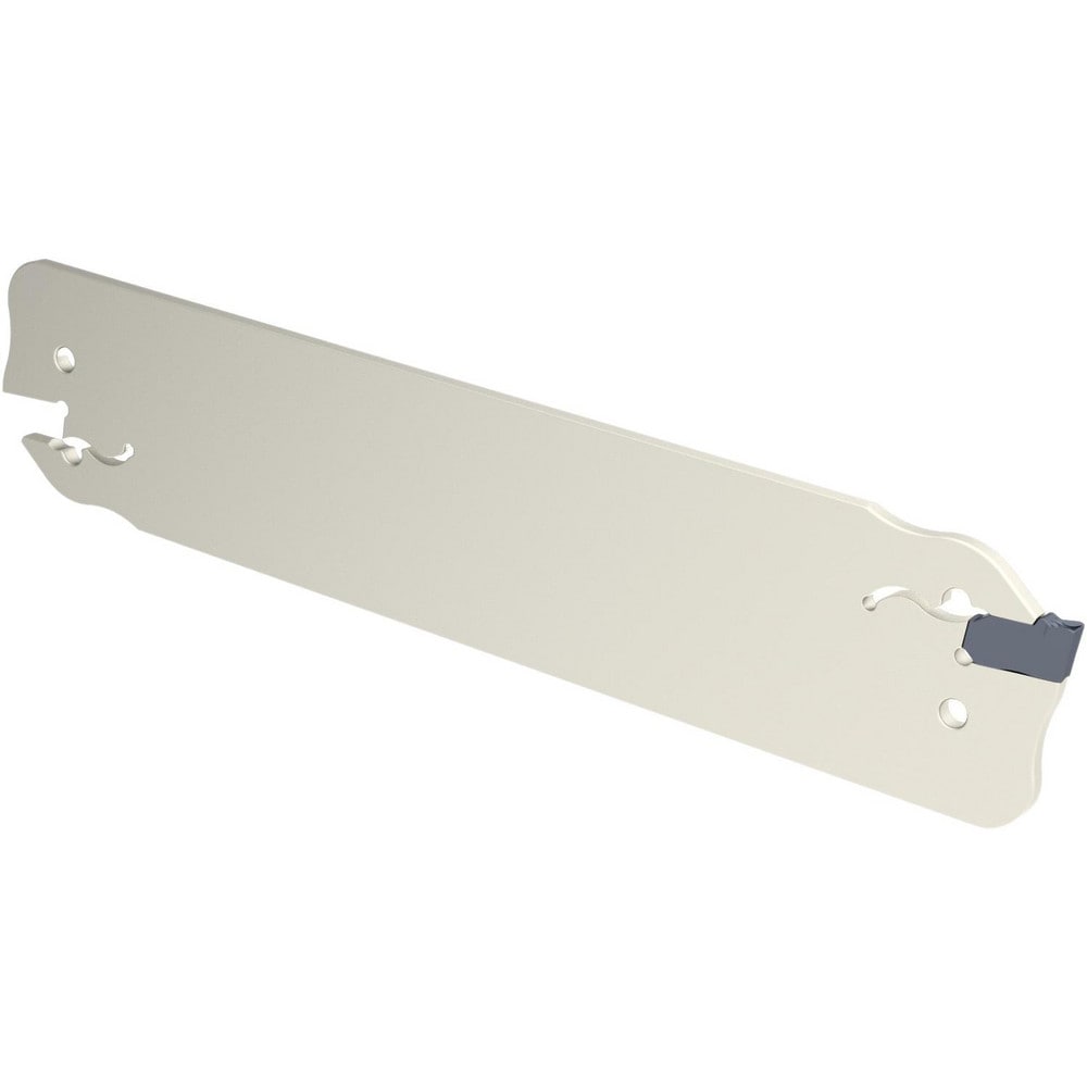 Indexable Grooving Blades; Cutting Direction: Neutral ; Minimum Groove Width: 3.00 ; Minimum Groove Width (Decimal Inch): 0.1184 ; Minimum Groove Width (mm): 3.00 ; Blade Style: Blade Holder ; Minimum Insert Width (Decimal Inch): 0.1184