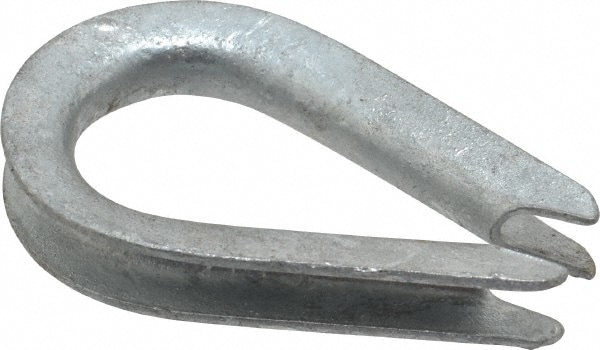 Value Collection 40400 Wire Rope Thimble Clip: 1/8" Rope Dia, Steel Image