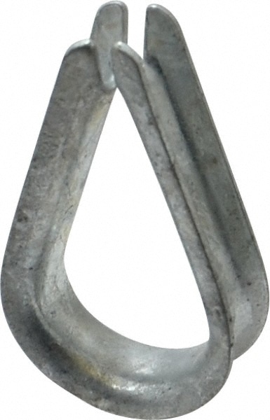 Value Collection 40415 Wire Rope Thimble Clip: 5/16" Rope Dia, Steel Image