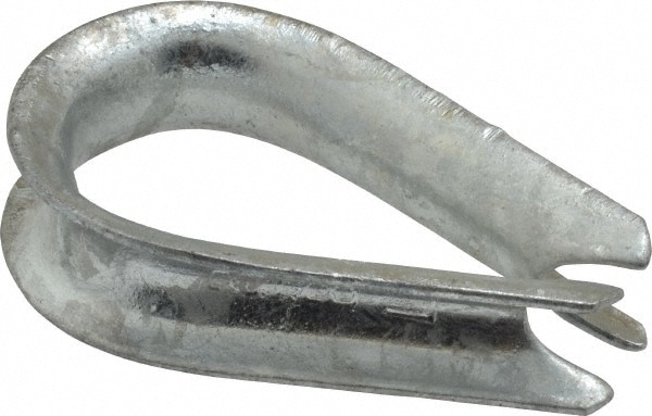 Value Collection 40420 Wire Rope Thimble Clip: 3/8" Rope Dia, Steel Image