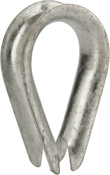 Value Collection 40425 Wire Rope Thimble Clip: 7/16" Rope Dia, Steel Image