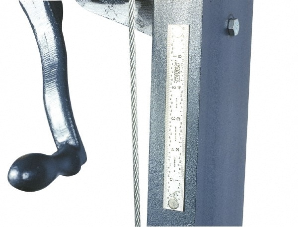 Steel Rule: 6" OAL, 4R Graduation, 1" OAW