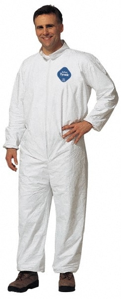 Pro Safe Disposable Coveralls Size 5x Large 160 Oz Polypropylene Zipper Closure Msc Direct 6545