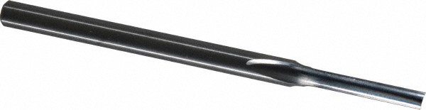 3/16" Dia, 1" LOC, 1 Flute Square End Single Edge Router Bit - 1/4" Shank Dia, 4" OAL, Right Hand Cut, Solid Carbide, Use on Multiple Materials