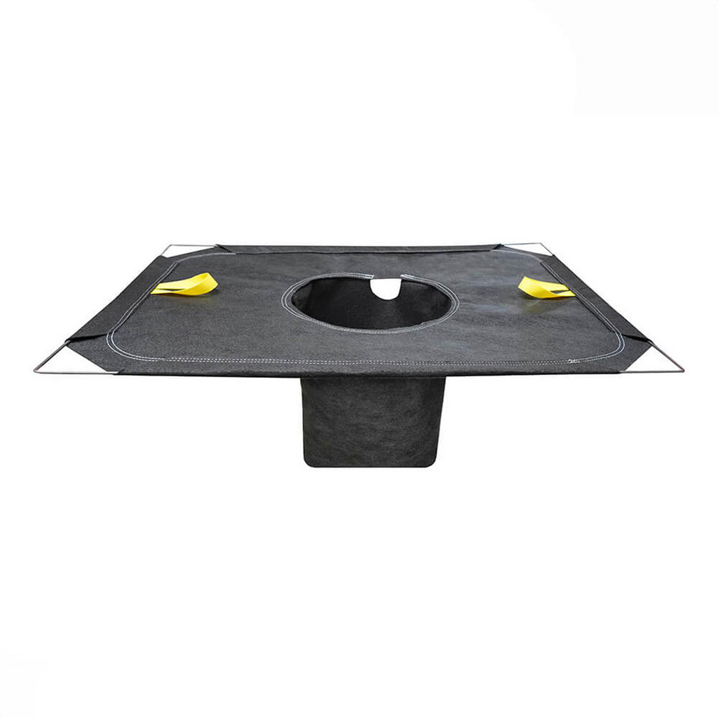 Enpac Nonwoven Geo-Textile Catch Basin Insert - 16 x 20" to 28 x 36" Drain, Black, Use for Sediment Only | Part #4341