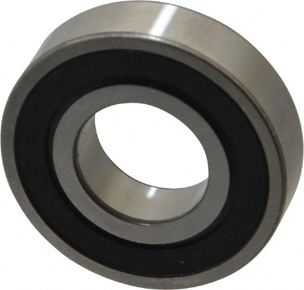 Deep Groove Ball Bearing: 0.625" Bore Dia, Double Seal