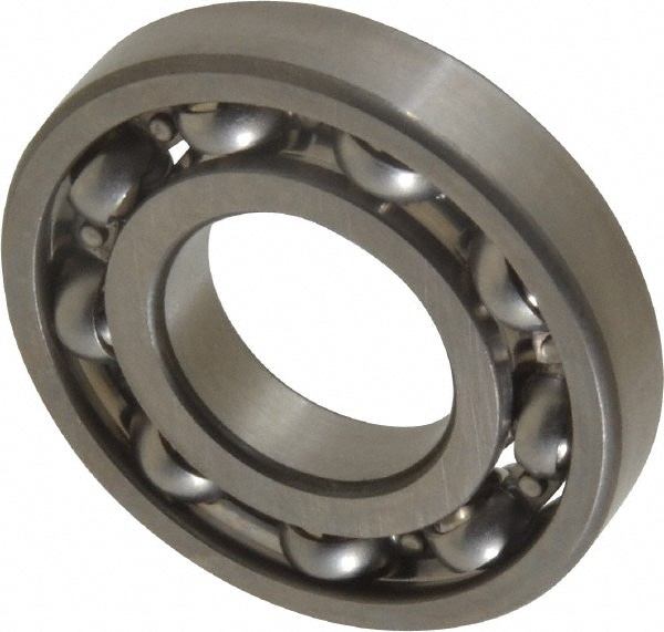 Deep Groove Ball Bearing: 0.75" Bore Dia, Open