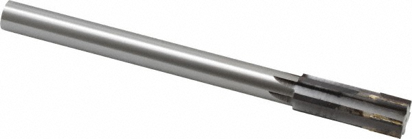 Made in USA 240028SF 0.8471 to 0.878" Diam, 3/4" Diam Shank, 2-5/8" Flute, Semi Finish Semi Ground Chucking Reamer Image