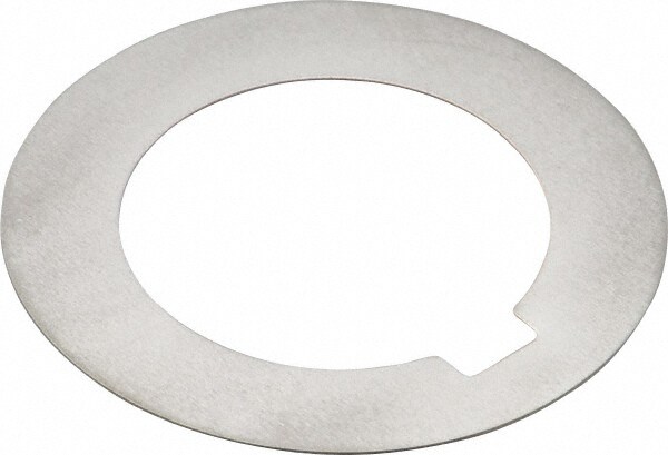 0.078" Long x 3/16" Wide Notch, 0.01" Thick Internal Notched Washer