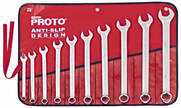 PROTO J1200GHASD Combination Wrench Set: 10 Pc, Inch Image