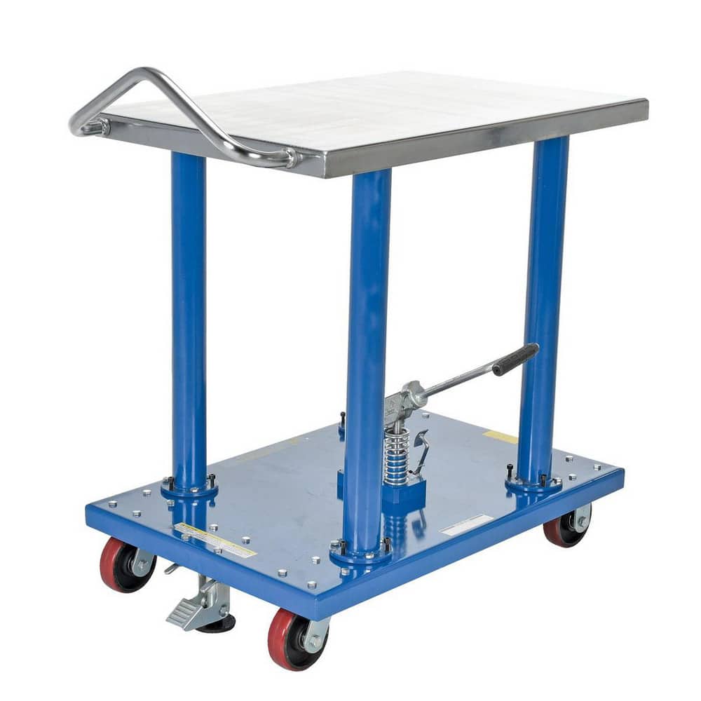  HT-20-2436A Mobile Air Lift Table: 2,000 lb Capacity, 36" Lift Height, 24 x 36" Platform 
