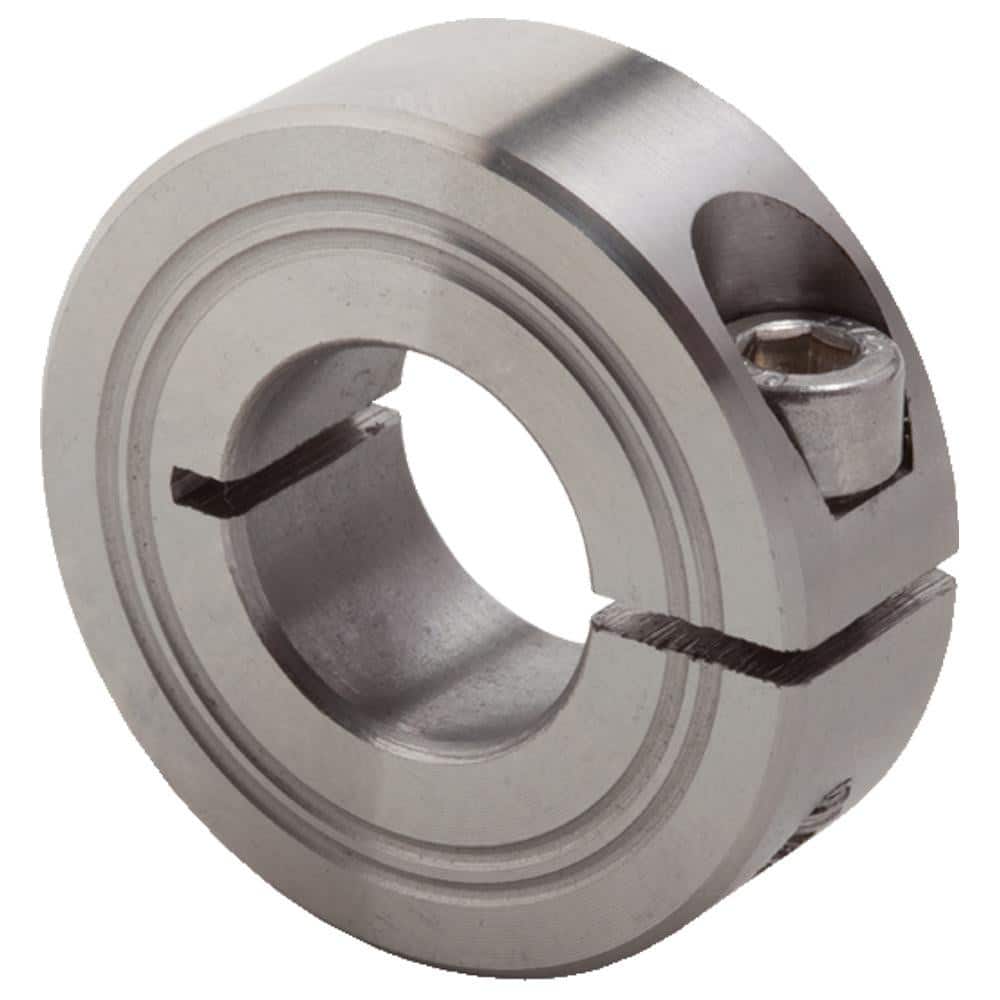Climax Metal Products M1C-15-S Shaft Collar: Clamp, 1-3/8" OD, Stainless Steel 