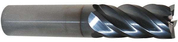 ProMax 112-02014 Square End Mill: 5/16 Dia, 3/4 LOC, 5/16 Shank Dia, 2-1/2 OAL, 5 Flutes, Solid Carbide 