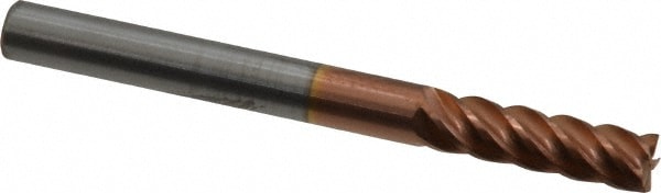 ProMax 112-01212 Square End Mill: 3/16 Dia, 5/8 LOC, 3/16 Shank Dia, 2 OAL, 5 Flutes, Solid Carbide 