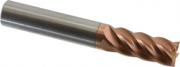 ProMax 112-02412 Square End Mill: 3/8 Dia, 7/8 LOC, 3/8 Shank Dia, 2-1/2 OAL, 5 Flutes, Solid Carbide Image