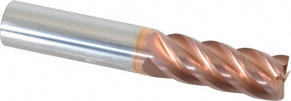 ProMax 112-03212 Square End Mill: 1/2 Dia, 1-1/4 LOC, 1/2 Shank Dia, 3 OAL, 5 Flutes, Solid Carbide Image