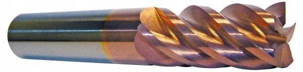 ProMax 112-01412 Square End Mill: 7/32 Dia, 3/4 LOC, 1/4 Shank Dia, 2-1/2 OAL, 5 Flutes, Solid Carbide Image