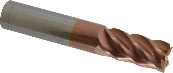 ProMax 112-04012 Square End Mill: 5/8 Dia, 1-1/4 LOC, 5/8 Shank Dia, 3-1/2 OAL, 5 Flutes, Solid Carbide Image