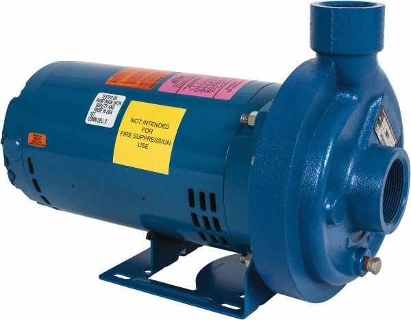 Goulds Pumps 8 230 460 Volt 9 0 4 5 Amp 3 Hp 3 Phase Odp Cast Iron Ac Straight Pump 0734 Msc Industrial Supply