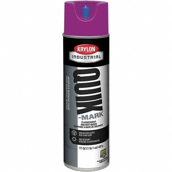17 fl oz Purple Marking Paint - 50 to 60 Sq Ft Coverage, Solvent-Based Formula