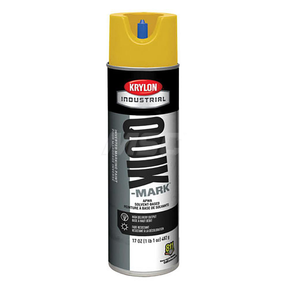 Krylon 17 fl oz Yellow Marking Paint MSC Direct