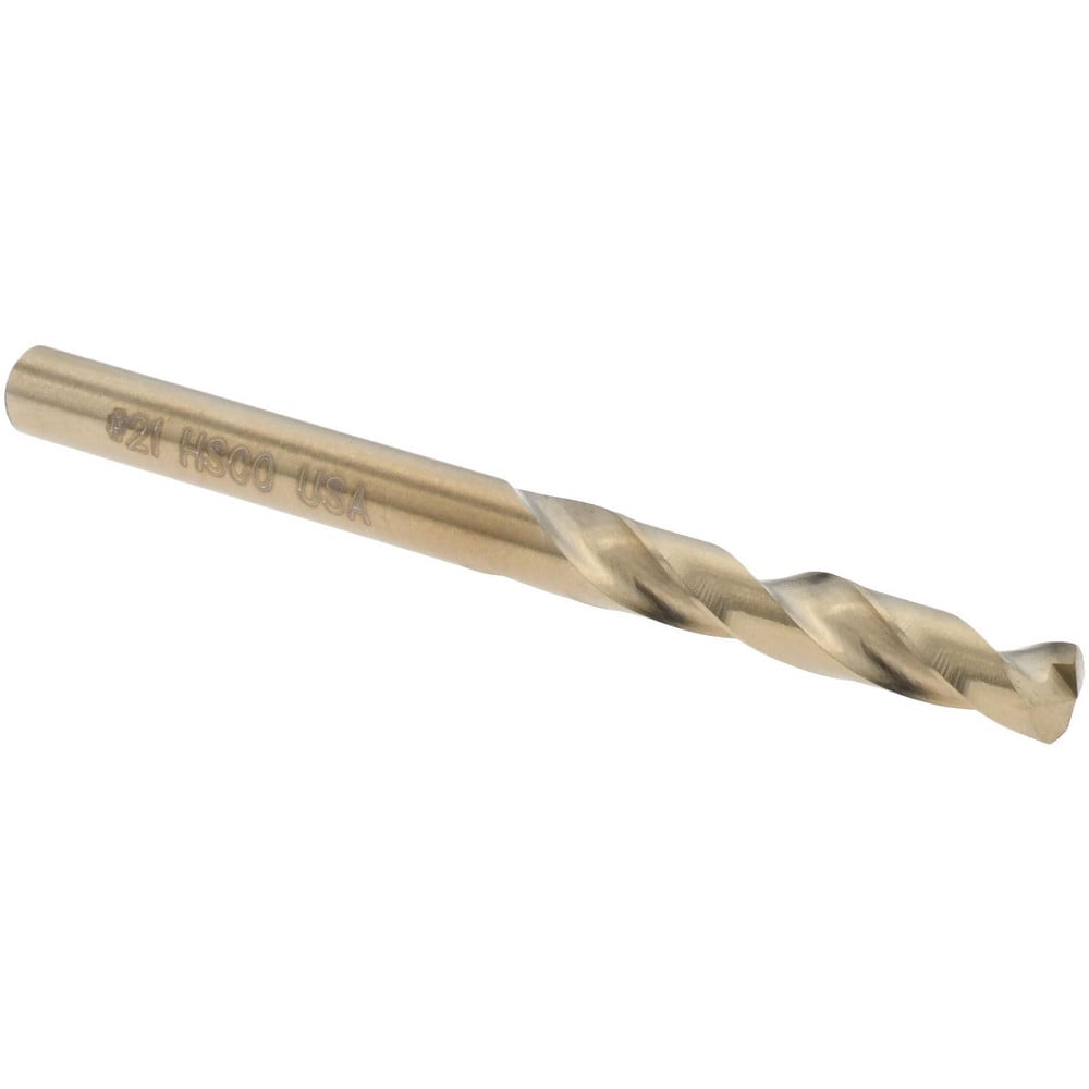 Titan USA - Screw Machine Length Drill Bit: Size #21, 135 deg Point ...