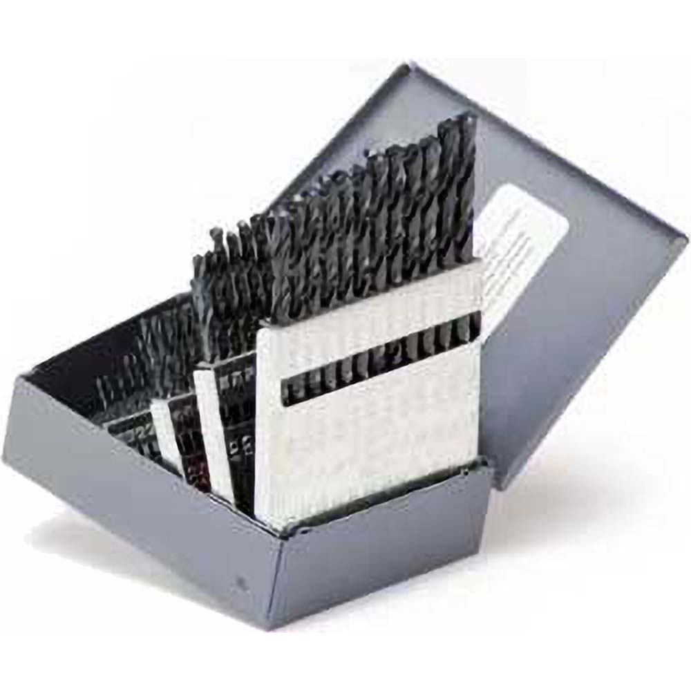 Titan USA Drill Bit Set Jobber Length Drill Bits, 60 Pc, 118 °, High Speed Steel MSC