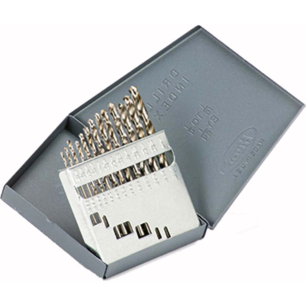 Titan USA Drill Bit Set Jobber Length Drill Bits, 13 Pc, 0.0625" to 0.25" Drill Bit Size, 118