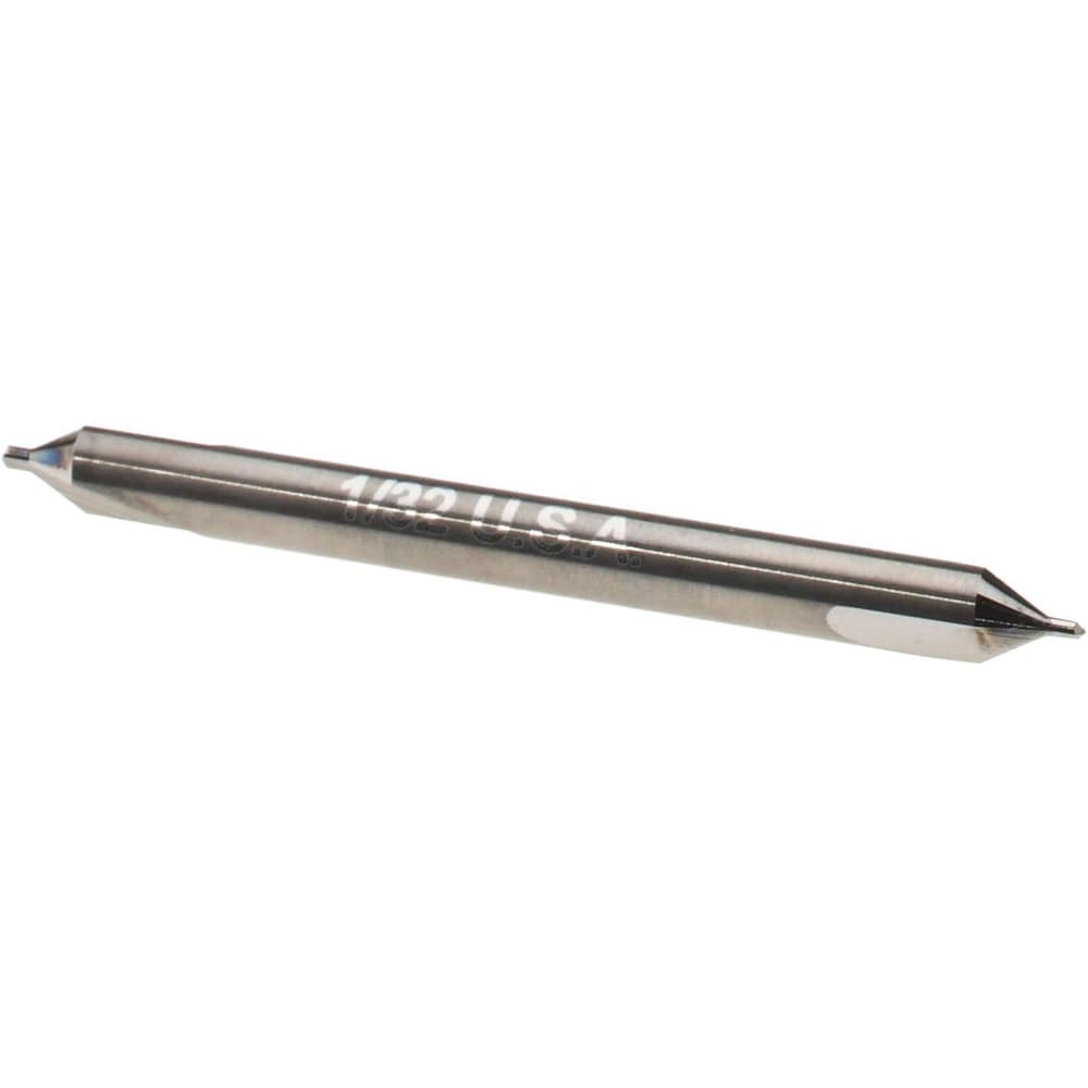 Combo Drill & Countersink: #0, 1/8" Body Dia, 1180, Solid Carbide