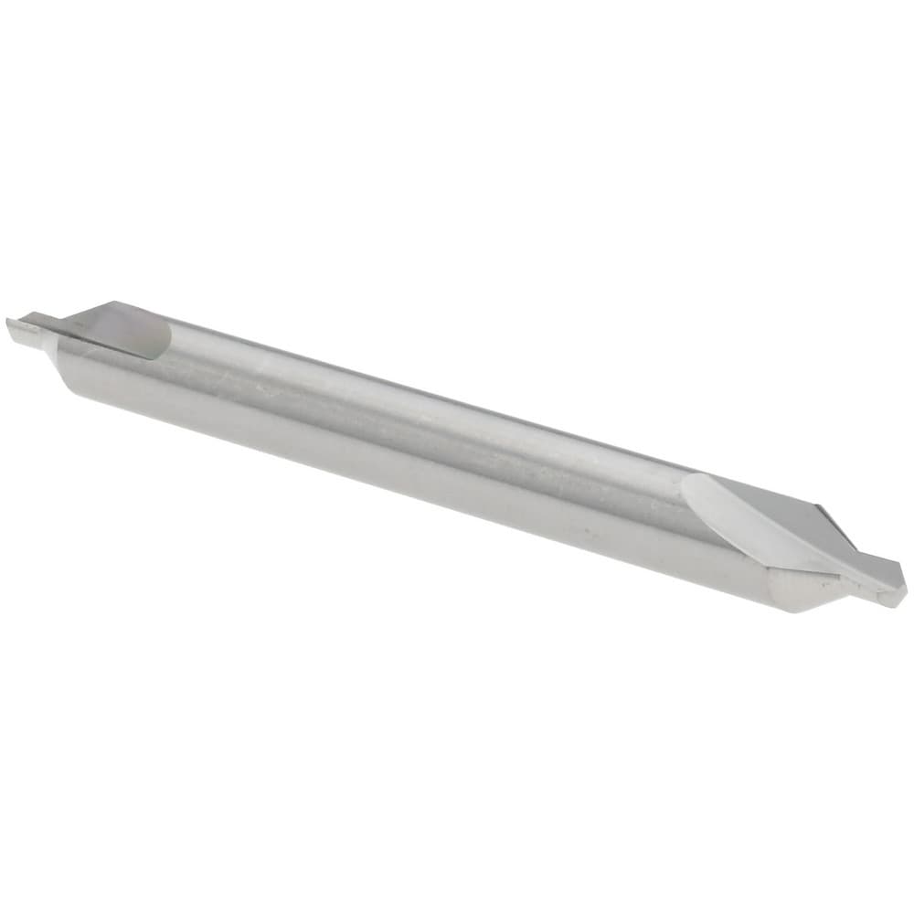 Combo Drill & Countersink: #2, 3/16" Body Dia, 1180, Solid Carbide