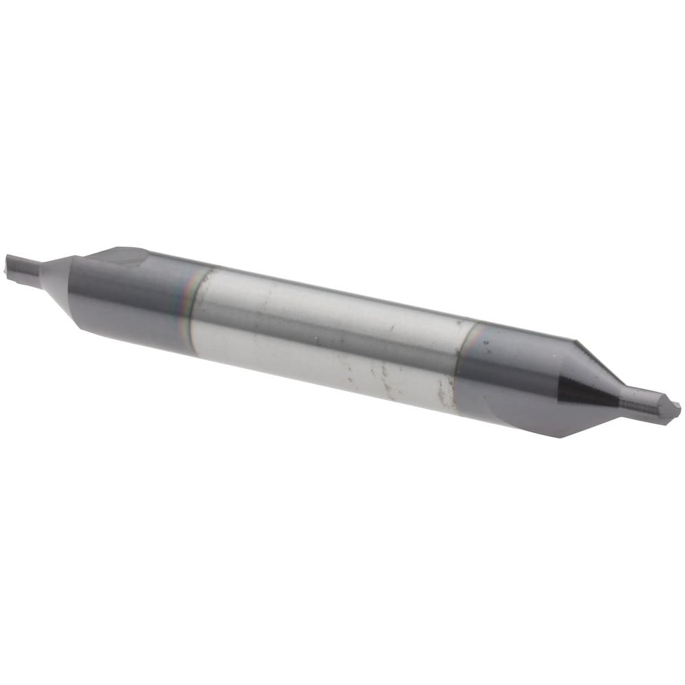 Combo Drill & Countersink: #3, 1/4" Body Dia, 1180, Solid Carbide