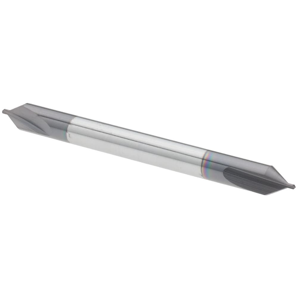 Combo Drill & Countersink: #00, 1/8" Body Dia, 1180, Solid Carbide