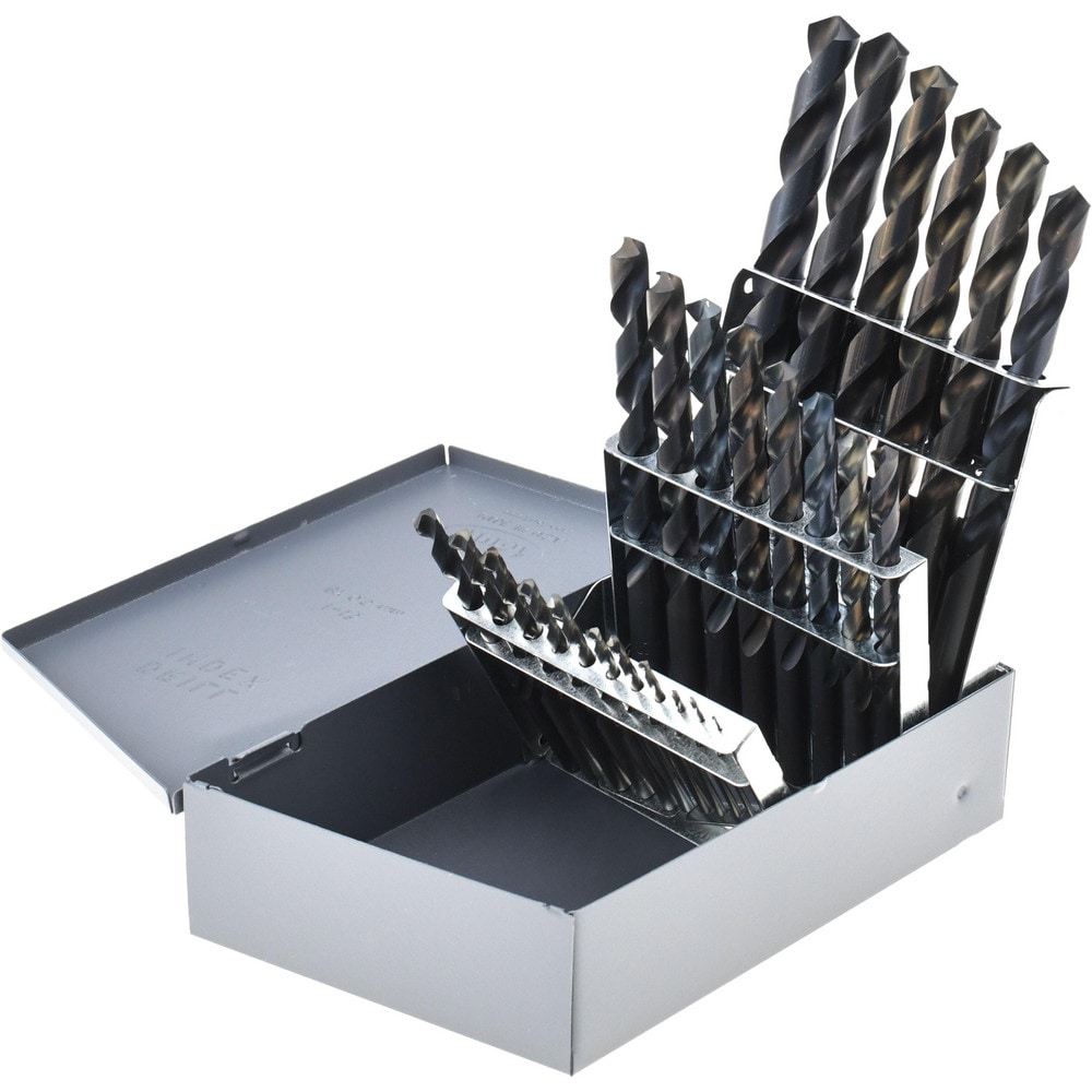 High Speed Steel Drill Bit Set, 40, 30, 21, 12 : : Industrial &  Scientific