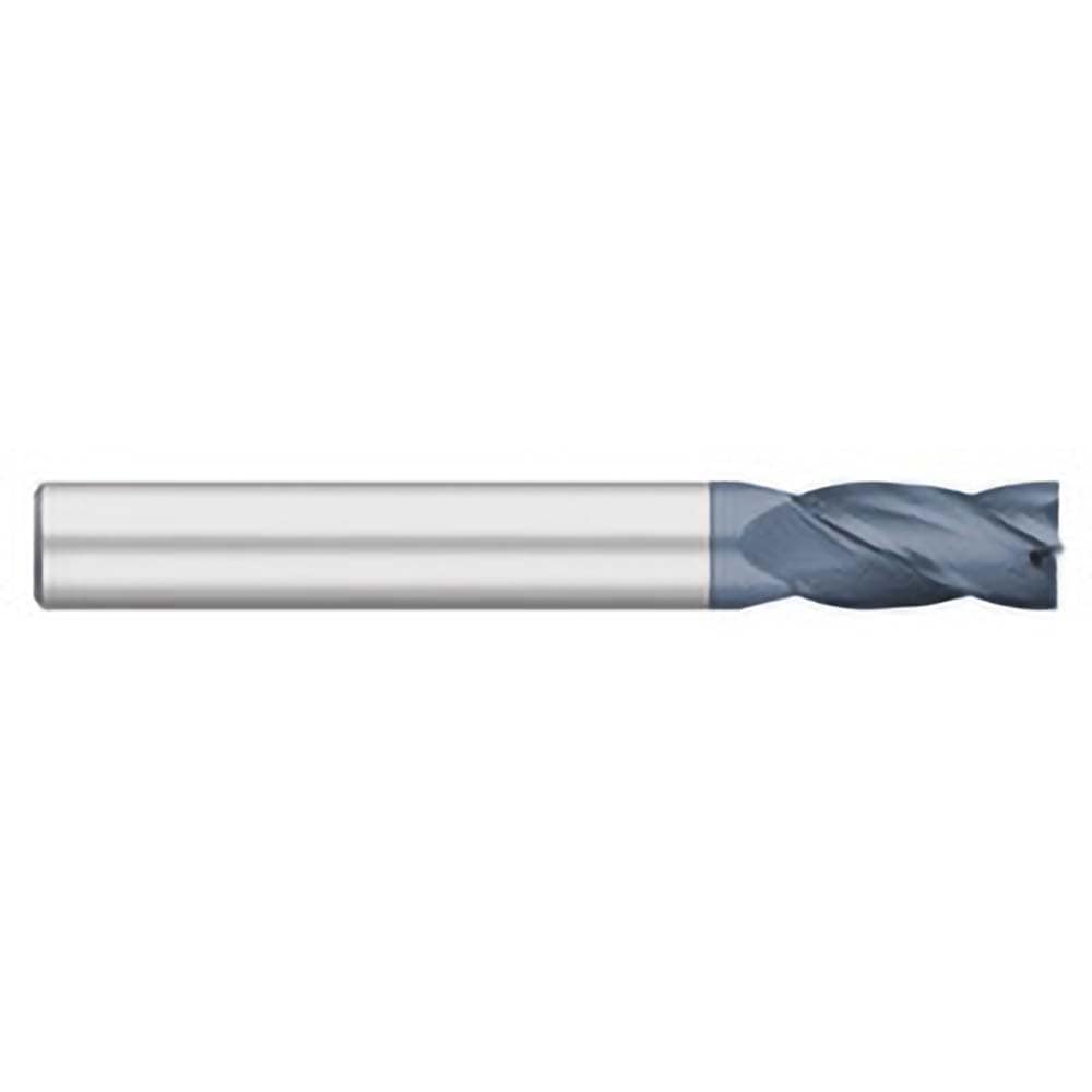 Titan USA TC15648 Square End Mill: 3/4 Dia, 2-1/4 LOC, 3/4 Shank Dia, 5 OAL, 4 Flutes, Solid Carbide 