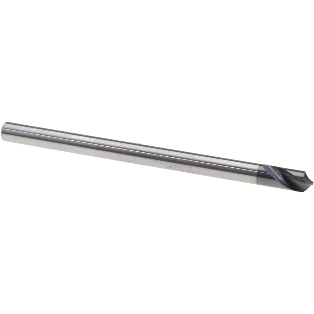 Spotting Drill: 1/8" Dia, 120 ° Point, 2" OAL, Solid Carbide