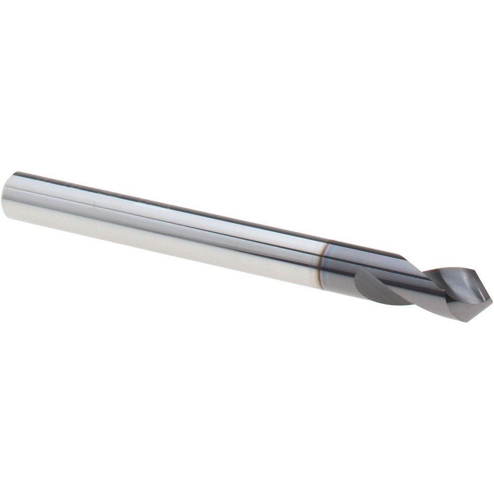 Spotting Drill: 3/16" Dia, 90 ° Point, 2" OAL, Solid Carbide