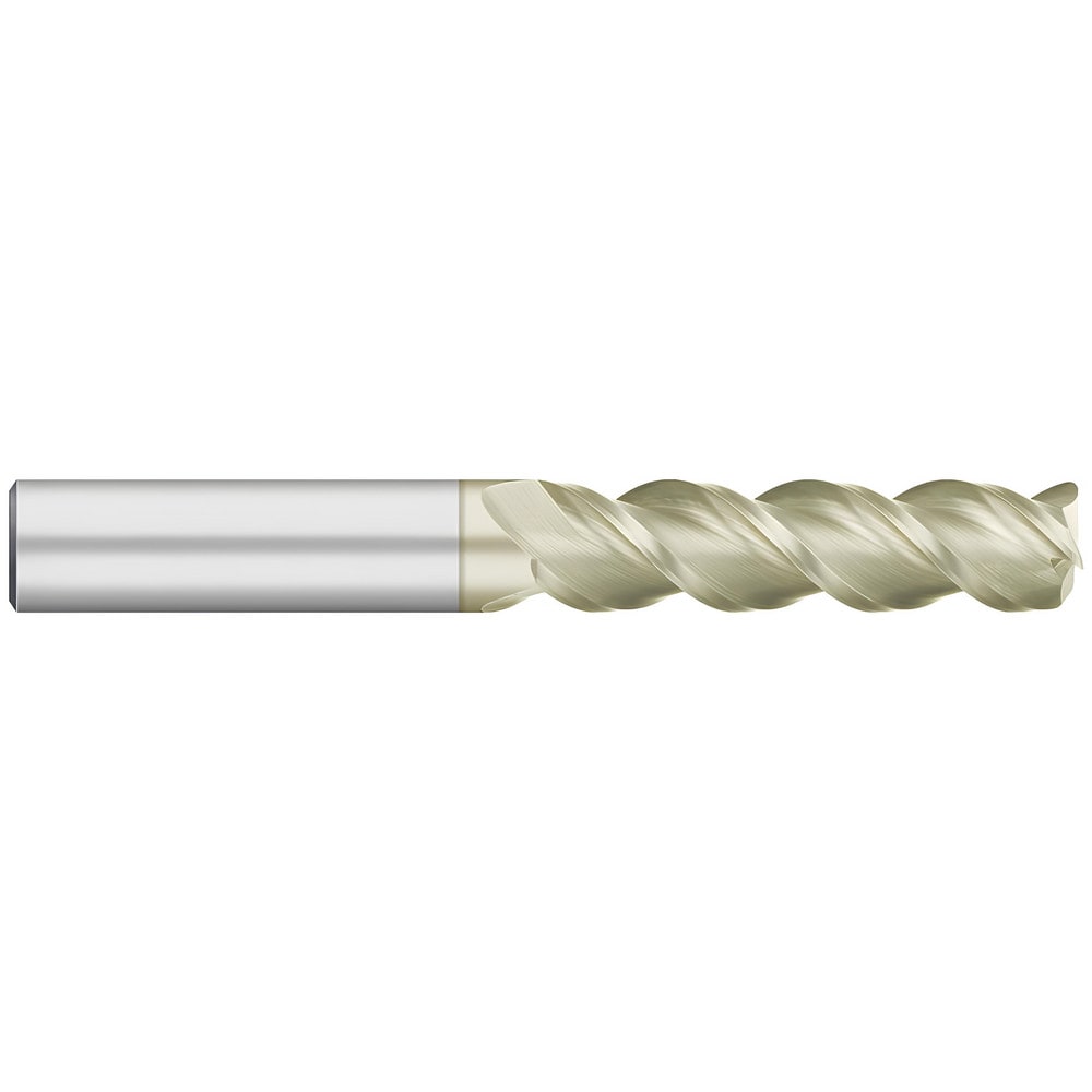 Corner Radius End Mill: 3/4" Dia, 0.7500" Dia, 2.5000" LOC, 0.0400" Radius, 3 Flute, Solid Carbide
