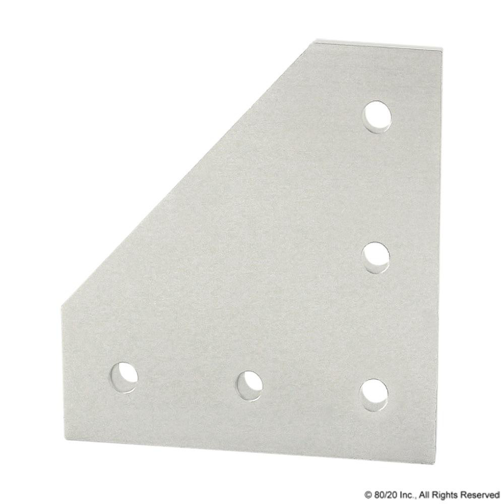 80/20 4304 8 Hole Inside Corner Bracket