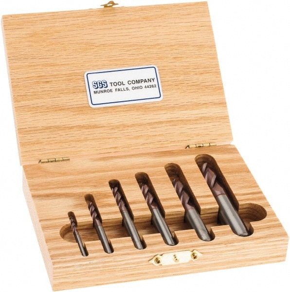 SGS 39089 End Mill Set: 4 Flute, Square End Image