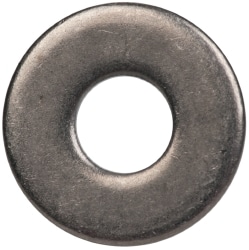 Made in USA MS15795-804 4" Screw Standard Flat Washer: Grade 300 Stainless Steel, Passivated Finish Image