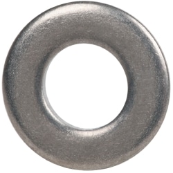 Made in USA MS15795-807 8" Screw Standard Flat Washer: Grade 300 Stainless Steel, Plain Finish Image