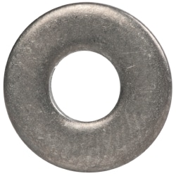 Made in USA MS15795-841 8" Screw Standard Flat Washer: Grade 300 Stainless Steel, Passivated Finish Image