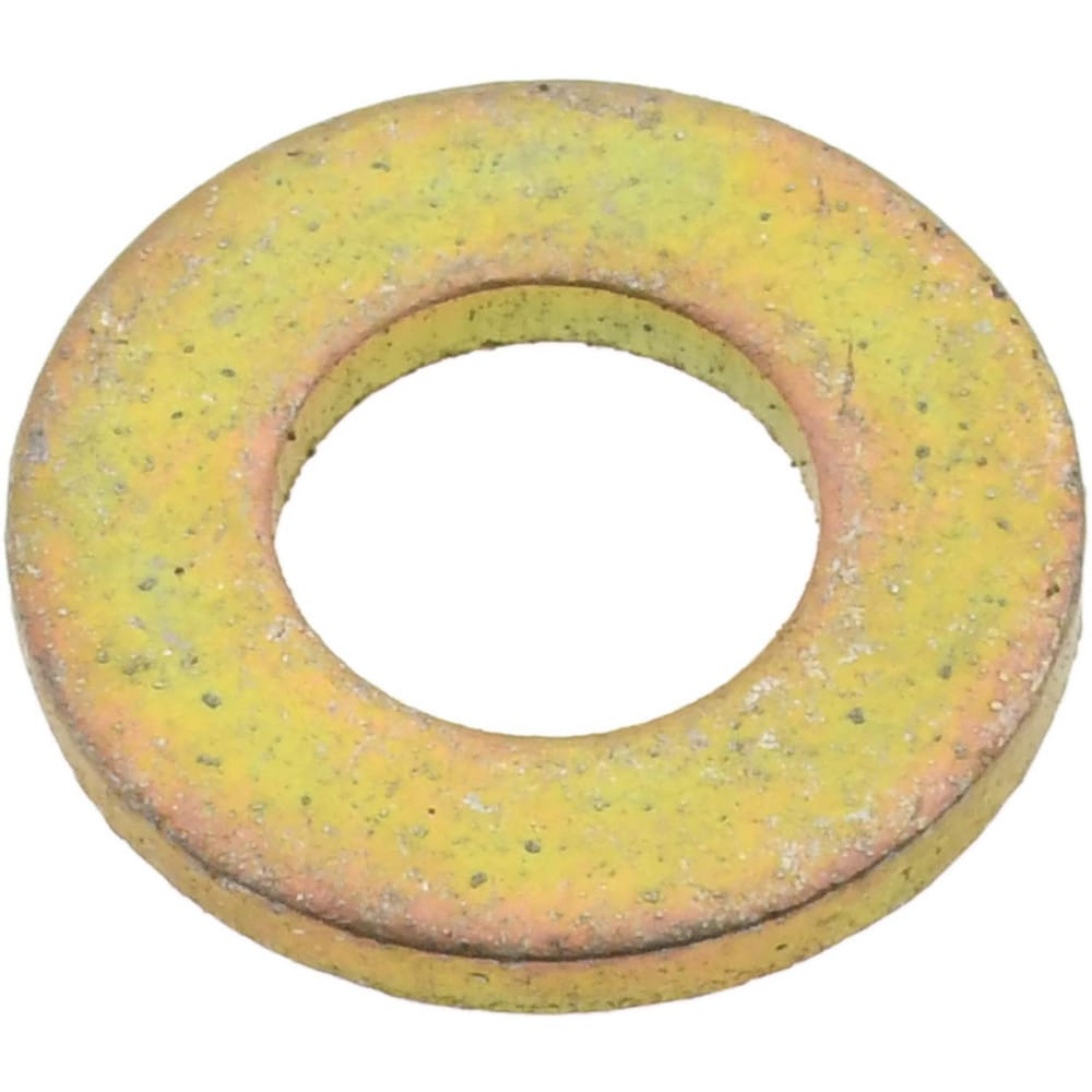 5" Screw Standard Flat Washer: Steel, Cadmium-Plated